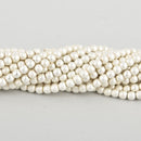 4mm Matte SILVER Hematite Round Beads, smooth, strand, 100 beads, gem0357