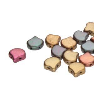 Ginko Beads, Violet Rainbow, 22g, Czech Glass, GNK8700030-01640, bsd0776