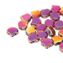 Ginko Duo Czech Glass Beads 7mm Full Sliperit, 22 grams, GNK8723980-29503 bsd0320