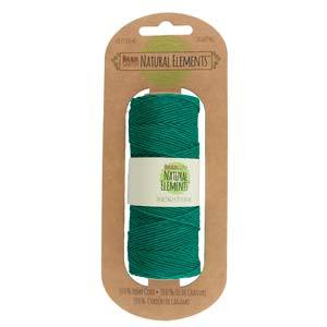 Dark Green Hemp Cord 1mm, 50 grams, 197ft cor0505