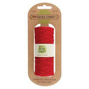 Scarlet Red Hemp Cord 1mm, 50 grams, 197ft cor0504