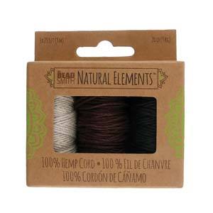 1mm Hemp Cord, 3 pack, 20lb test, 29 yards, cor0500