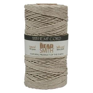 Natural Hemp Cord 1.5mm, 100 grams, 262 ft cor0512