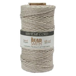Natural Hemp Cord 2mm, 100 grams, 197 ft cor0499