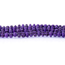 12mm PURPLE Howlite Skull Beads, Drilled Sideways, full strand, about 40 beads, how0672