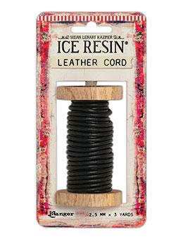Black Leather Cord, Round 2.5mm, Cowhide Leather, 3 yards, Lth0083
