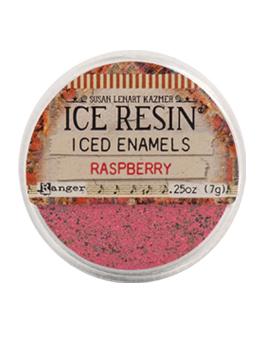 Iced Enamels Raspberry Pink ICE Resin for Cold Enameling, 0.25oz, cft0194