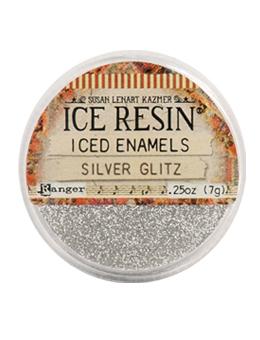 Iced Enamels Silver Glitz ICE Resin for Cold Enameling, 0.25oz, cft0186