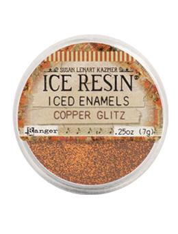 Iced Enamels Copper Glitz ICE Resin for Cold Enameling, 0.25oz, cft0200