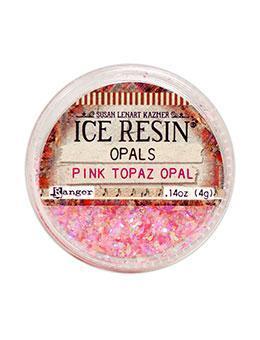 Pink Topaz Opal Iridescent Crushed Glitter for ICE Resin by Ranger .14oz cft0203