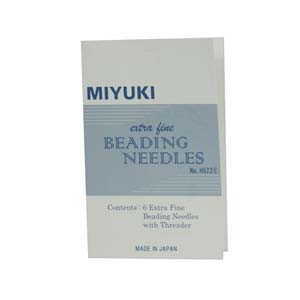 Extra Fine Miyuki Beading Needles, Assorted Lengths, 6pk, tol1186