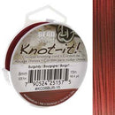 Chinese Knotting Cord Burgundy Red 0.8mm, 15m, cor0407