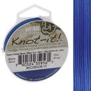 Chinese Knotting Cord Neon Deep Blue 0.8mm, 15m, cor0399