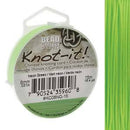 Chinese Knotting Cord Neon Green 0.8mm, 15m, cor0398