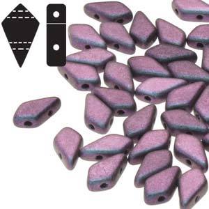 Kite Czech Glass Beads, Polychrome Mix Berry, KT9523980-94102, 24 grams, bsd0394