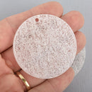 10 WHITE GLITTER Circle Keychain Blanks 2" Laser Cut Acrylic Blanks Disc Lca0526