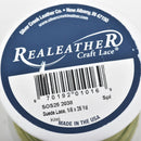 1/8" Suede Leather Lace, KIWI GREEN, real leather by the yard, Realeather made in USA, 3mm wide, 25 yards, Lth0019