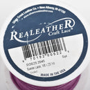 1/8" Suede Leather Lace, VIOLET PURPLE, real leather by the yard, Realeather made in USA, 3mm wide, 25 yards, Lth0020