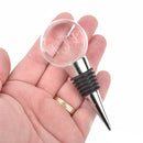 Personalized CRYSTAL Wine Bottle Stopper Monogram Gift Las0010