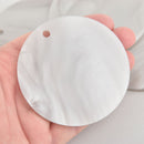 5 GRAY PEARL ACRYLIC 3" Circle Key Chain Blanks Laser Cut Acrylic Blanks Disc Lca0694a