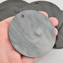 5 BLACK PEARL ACRYLIC 3" Circle Key Chain Blanks Laser Cut Acrylic Blanks Disc Lca0695a