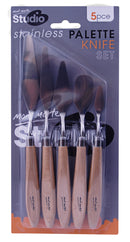 Studio Palette Knife Set 5 pcs - Stainless, tol1121