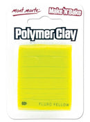 Make n Bake Polymer Clay, Fluro Yellow, 60g, cla0042