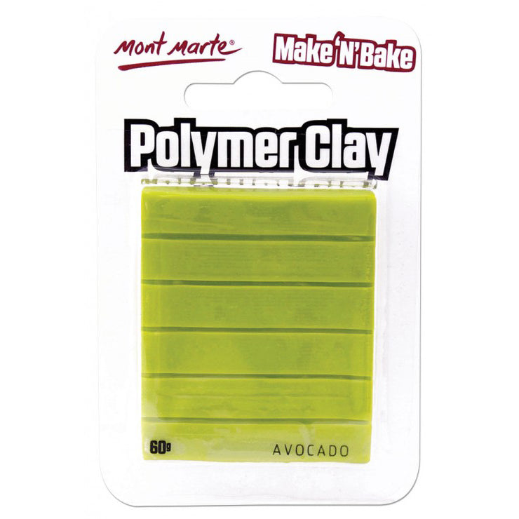 Make n Bake Polymer Clay, Avocado Green, 60g, cla0061