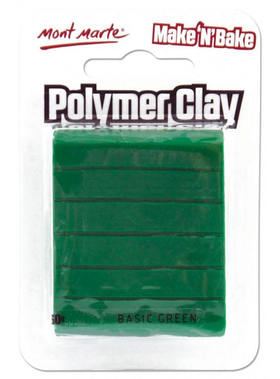 Make n Bake Polymer Clay, Basic Green, 60g, cla0059