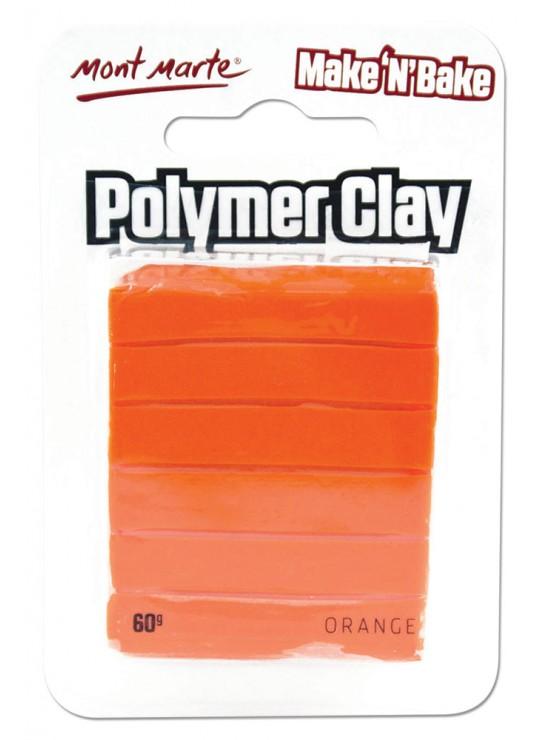 Make n Bake Polymer Clay, Orange, 60g, cla0041