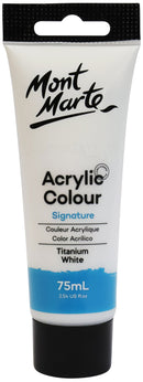 Acrylic Paint, Titanium White, Semi-Matte, 75ml, pnt0172