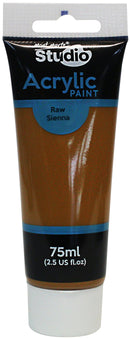 Acrylic Paint, Raw Sienna, Semi-Matte, 75ml, pnt0169