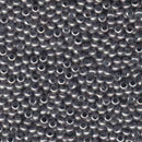 6/0 Metal Seed Beads, Matte Zinc, Round, MT6-ZNCMT, bsd0993