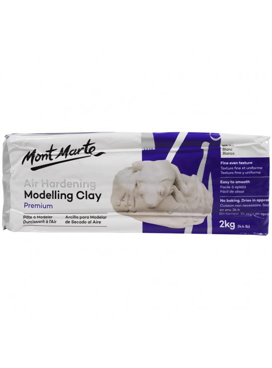 Premium Air Hardening Modelling Clay - White 2kg, cla0060