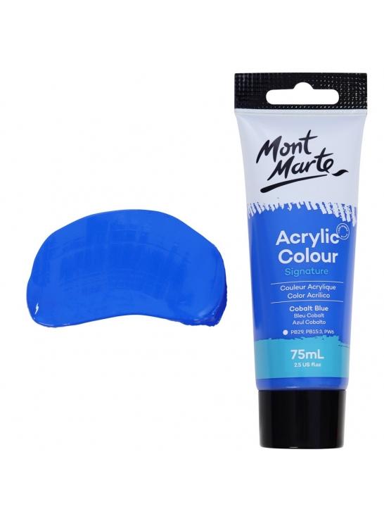 Acrylic Paint, Cobalt Blue, Semi-Matte, 75ml, pnt0208