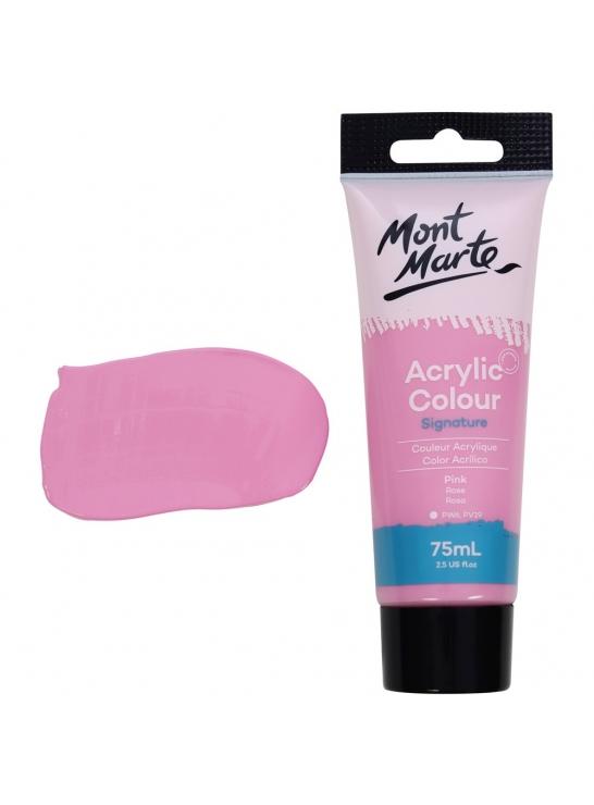 Acrylic Paint, Pink, Semi-Matte, 75ml, pnt0204