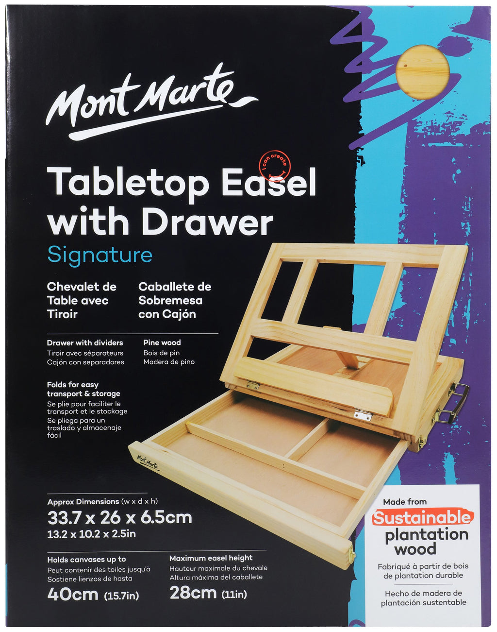 How To Build A Table Top Easel That Folds Up!! 