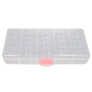 Bead Storage Box, 25 Round Bead Jars in Clear Acrylic Box with Lid, For Storing Small Parts, tol1256