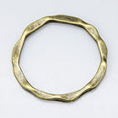 20 CIRCLE RING  Antiqued Bronze Tone Metal Charm Connectors  22mm chb0014