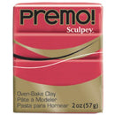 Premo Sculpey Oven Bake Clay, Pomegranate Red, 2oz, cft0198