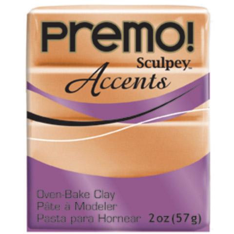 Premo Sculpey Accents Oven Bake Clay, Copper, 2oz, cla0022