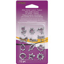 Mini Metal Cutters, Nature Polymer Clay Tools, set of 12, tol1010