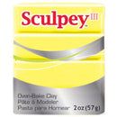 Sculpey III Oven Bake Clay, Lemonade Yellow, 2oz, cla0008