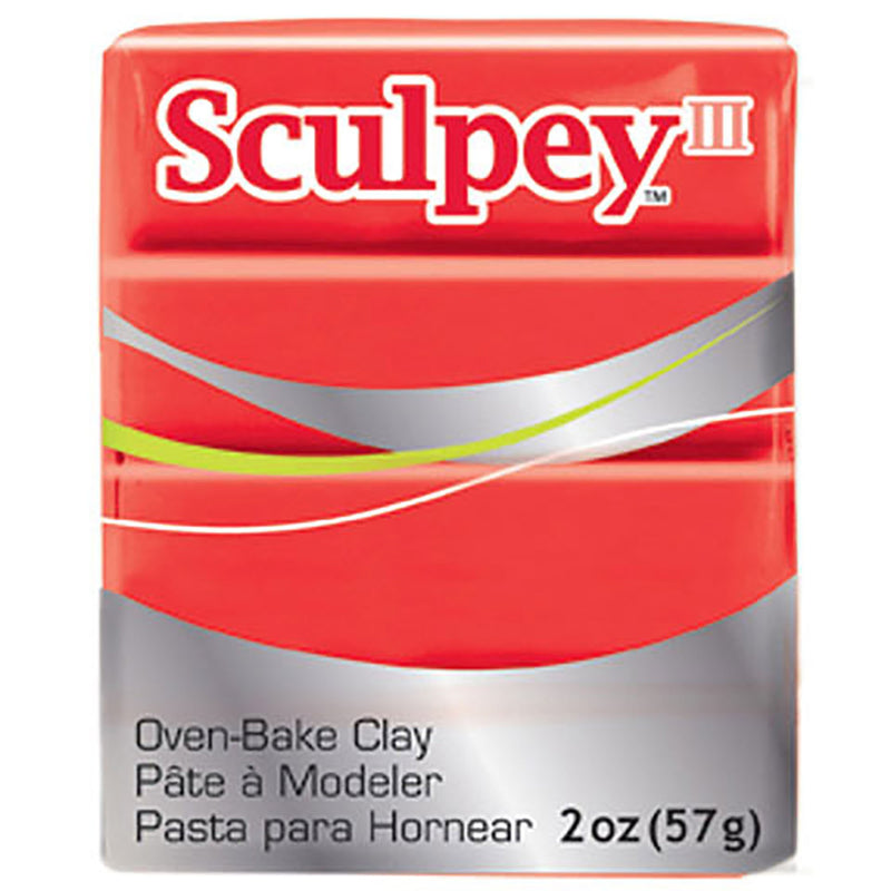 Premo Sculpey Oven Bake Clay, Red Hot Red, 2oz, cla0035