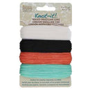 Waxed Macrame Cord Polyester, Ocean Dreams Mix, 15 yds each, cor0550