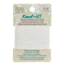 Waxed Macrame Cord Polyester, Extra White, 15 yds, cor0553