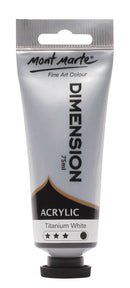 Acrylic Dimension Paint, Titanium White, 75ml, pnt0130