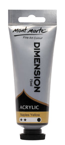Acrylic Dimension Paint, Naples Yellow, 75ml, pnt0117
