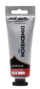 Acrylic Dimension Paint, Brilliant Red, 75ml, pnt0109