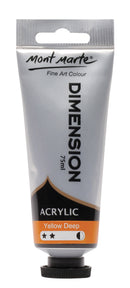 Acrylic Dimension Paint, Yellow Deep, 75ml, pnt0138